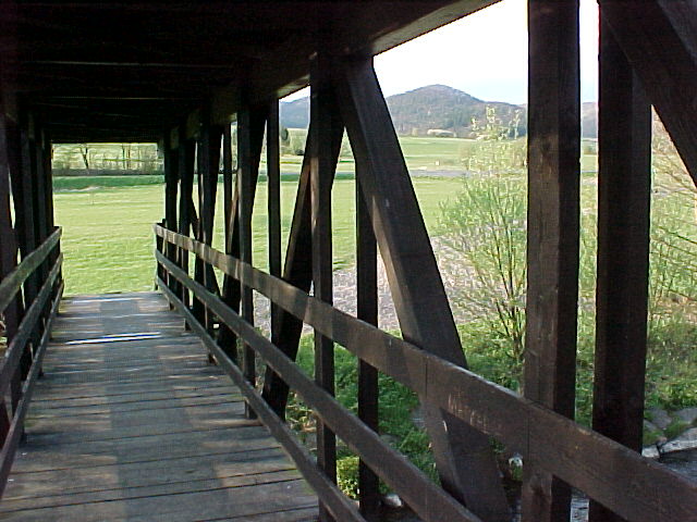 Covered bridge in Wallau